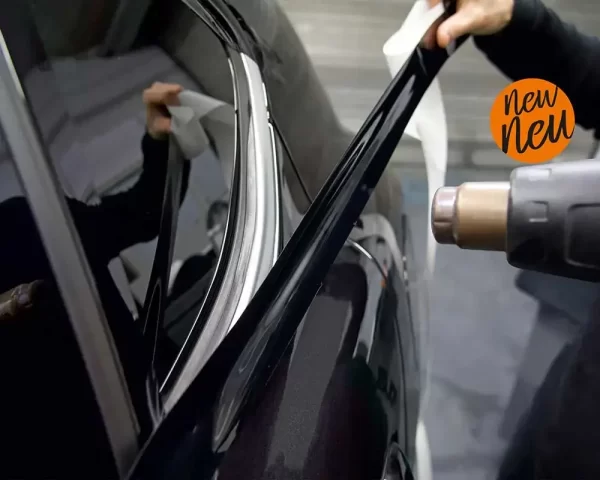 glossy black vinyl wrap strip tape car wrap foil for window trim door protection film