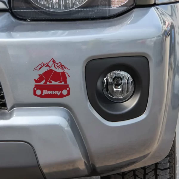 2pcs rhino adventure car stickers for suzuki jimny tuning auto accessories stylish whole body decoration vinyl film decals