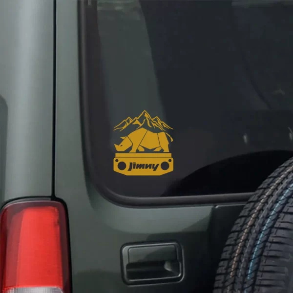 2pcs rhino adventure car stickers for suzuki jimny tuning auto accessories stylish whole body decoration vinyl film decals