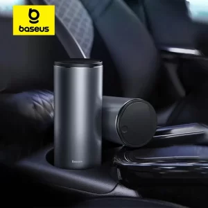 baseus car trash can ashtray dust case storage box alloy organizer car vehicle garbage bin car auto interior accessories
