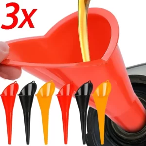 car long stem funnel gasoline oil fuel filling tools anti splash plastic oil funnel motorcycle refueling tools auto accessories