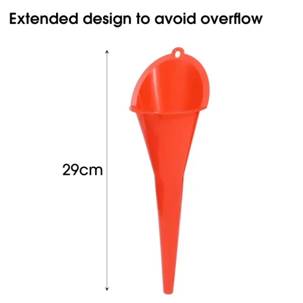 car long stem funnel gasoline oil fuel filling tools anti splash plastic oil funnel motorcycle refueling tools auto accessories
