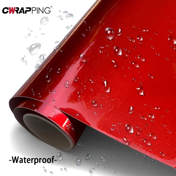 car glossy aurora red stickers car body wrapping self adhesive films vinyl auto cover wrap decals for motorcycle car accessories