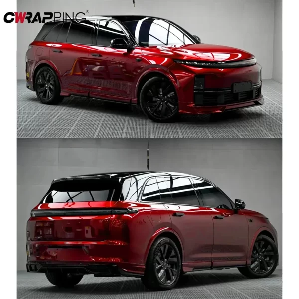 car glossy aurora red stickers car body wrapping self adhesive films vinyl auto cover wrap decals for motorcycle car accessories