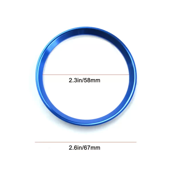 58mm car steering wheel center cover logo sticker metal ring trim accessories for mercedes benz gle cla gla w213 w246 w205 c117