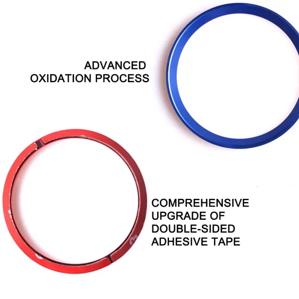 58mm car steering wheel center cover logo sticker metal ring trim accessories for mercedes benz gle cla gla w213 w246 w205 c117