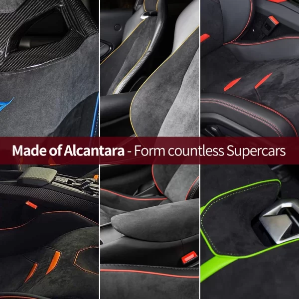 for tesla model 3 model y 2024 up made of alcantara door switch patch trim sticker cover protection decoration car accessories