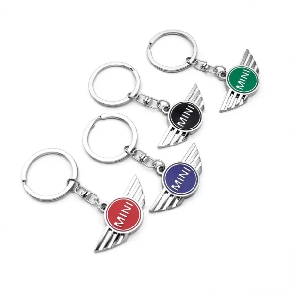 3d metal car styling keychain key chain key rings decorate for mini cooper one s jwc r55 r56 f56 r57 r58 r59 r60 car accessories
