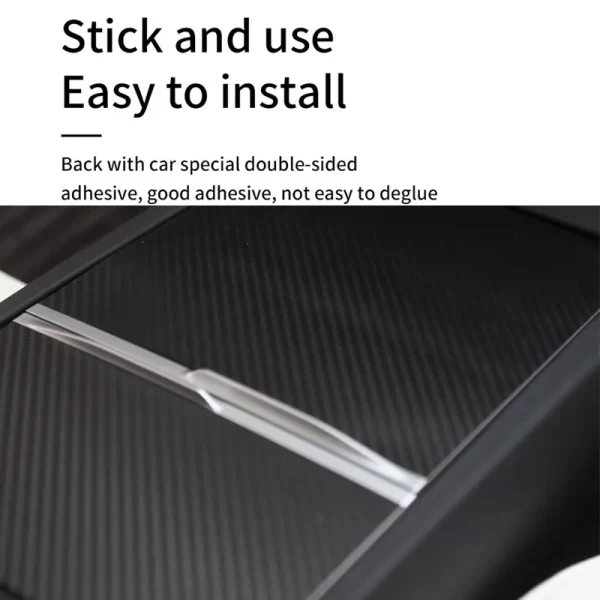 3pcs center console cover for tesla model 3 highland 2024 center control sticker decoration anti scratch interior accessories