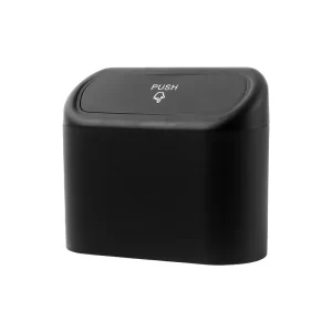 portable hanging mini car trash can,wastebasket trash can with lid, for car office home,auto storage bin accessories