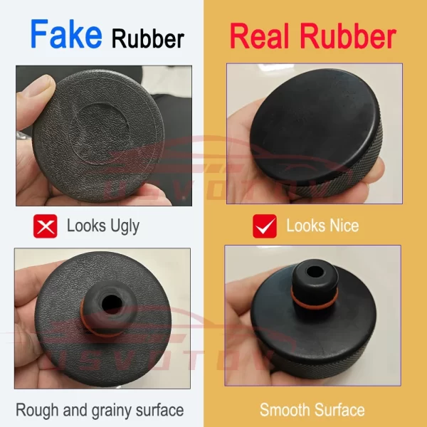 usvotov upgraded lifting jack pad for tesla model 3/y/s/x accessories sturdy rubber pucks adapter protect car original battery