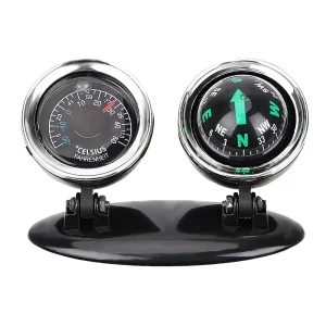 car ornaments compass thermometer guide ball dashboard meters gauge decorative truck automobile accessories interior decoration