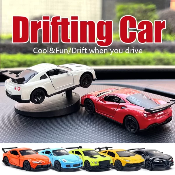 drift car dashboard toy model swing turning cool sports race auto ornaments interior accessories decor items fun decorations men