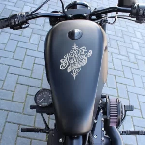 reflective retro motorcycle fuel tank stickers cruise prince motorcycle waterproof decals graphic decoration styling accessories