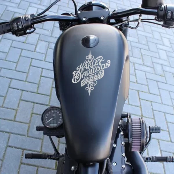 reflective retro motorcycle fuel tank stickers cruise prince motorcycle waterproof decals graphic decoration styling accessories