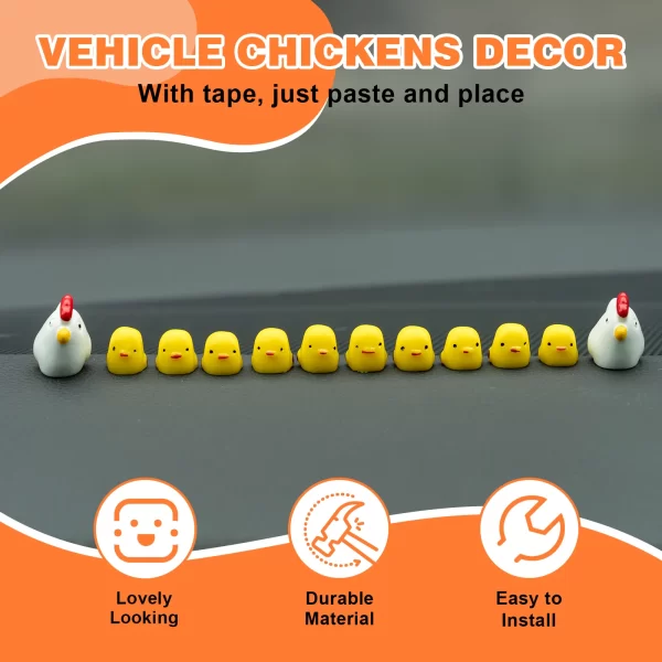cute mini animal car dashboard accessories fun animal car rear view mirror decor interior ornaments fairy garden home car gifts