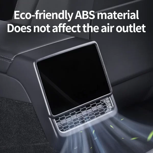 yz for tesla model 3/y highland juniper rear center console air outlet cover vent outlet dust cover car styling accessories