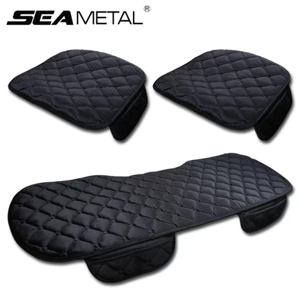 seametal ぬいぐるみカーシートカバーアンチスリップソフトシートクッション自動車椅子プロテクターパッドユニバーサルセダン suv ピックアップトラック