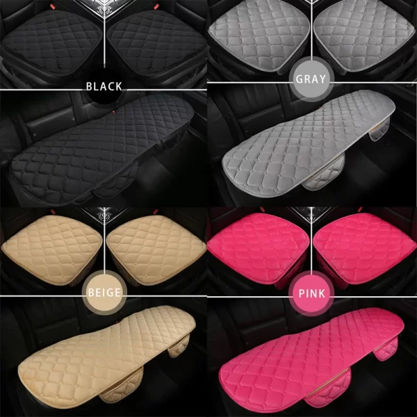 seametal ぬいぐるみカーシートカバーアンチスリップソフトシートクッション自動車椅子プロテクターパッドユニバーサルセダン suv ピックアップトラック