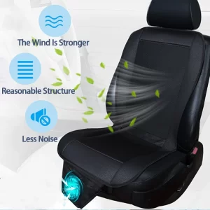 dc12v 車の夏クールエアシートクッションファン高速吹き換気マッサージシートカバー自動スイッチ冷蔵シート