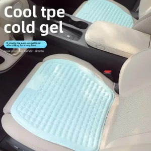 カーシートクッション夏クールクッション通気性ユニバーサルカークッションハニカムクールゲルクリエイティブ通気コールドシートカバー