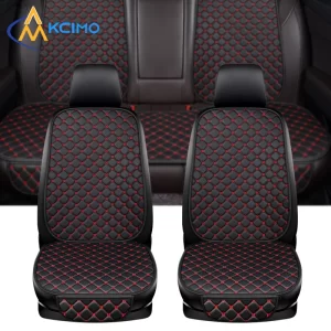 kcimo ユニバーサル pu レザーカーシートカバーシートバックソフトクッションミニマリズムシートクッション椅子カーペットパッド自動車アクセサリー