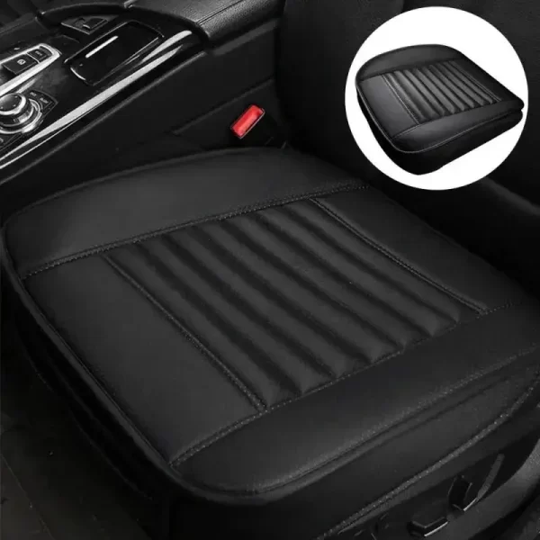 ユニバーサルカーシートカバー通気性 pu レザーパッドマット自動車椅子クッション車のフロントシートカバー四季アンチスリップマット