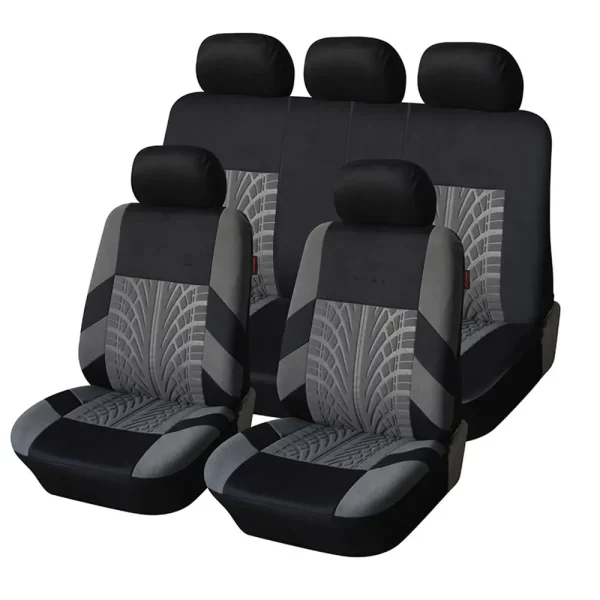 カーシートカバーフルセットフロント分割リアベンチ車のユニバーサル布 suv セダンバン自動車インテリアカバー