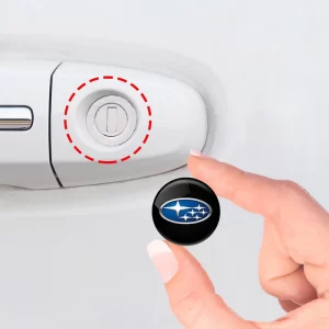 車のドアロック鍵穴アンチブロッキング保護ステッカーインテリアアクセサリースバル sti インプレッサフォレスター xv brz wrx レガシィ