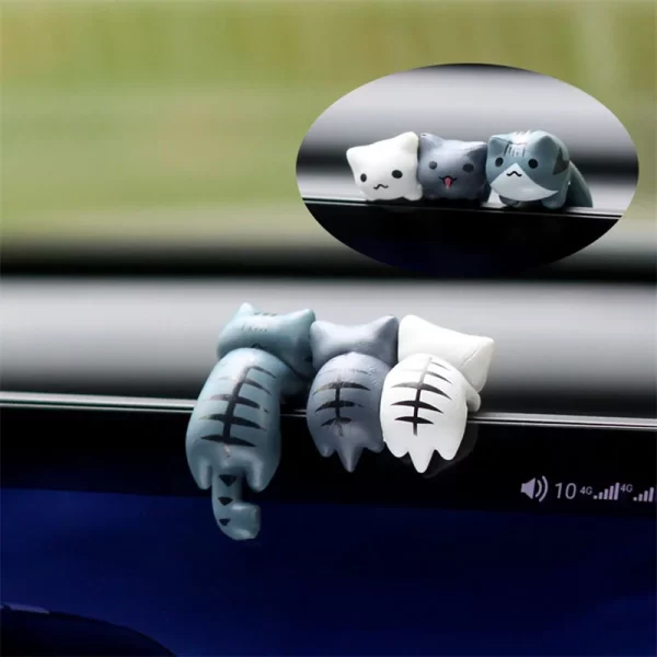 車の招き猫の装飾品車のダッシュボードセンターコンソールかわいい樹脂招き猫自動車インテリア diy 装飾アクセサリー