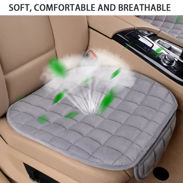 seametal ソフトカーシートカバー肌に優しい豪華な自動車シートクッションアンチスリップ自動車シートプロテクターユニバーサルセダン suv