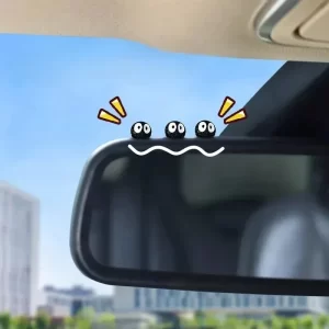 5/10/20 個かわいい黒エルフ車のインテリア装飾おかしい自動センターコンソールバックミラー装飾品カーアクセサリー